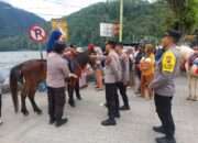 Libur Nataru Polres Magetan Tingkatkan Patroli di Wisata Telaga Sarangan