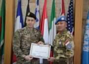 Jadi Pengabdian Terakhir Unsur TNI AL di UNIFIL, KRI SIM-367 Terima LAF Medal