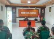 Dandim Sampang Kobarkan Disiplin Prajurit: Satukan Langkah Wujudkan Asta Cita untuk Indonesia Maju