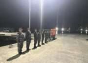 Pejabat Kodaeral IX Lepas Keberangkatan KRI Bintuni-520 Laksanakan Dukungan Angkutan Laut Satgas Pamtas Papua