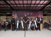 Gratis, Polres Kediri Kota Temukan dan Kembalikan Motor Hilang kepada Pemiliknya