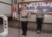 Polres Jombang Gelar Sertijab Waka Polres, Kabagops, Kasat Lantas dan Pengukuhan Kasiwas