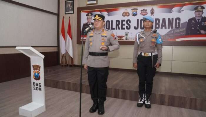 Polres Jombang Gelar Sertijab Waka Polres, Kabagops, Kasat Lantas dan Pengukuhan Kasiwas