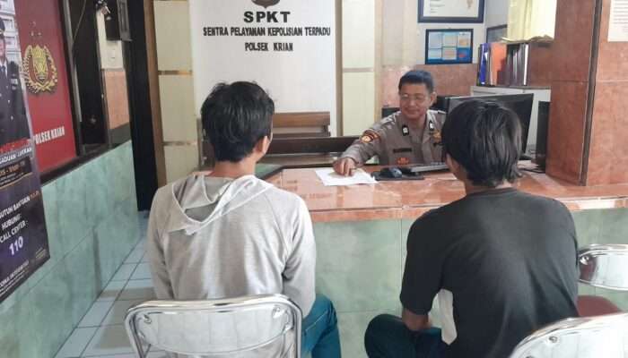 Pelayanan SPKT Polsek Krian, Warga Dilayani Cepat dan Humanis