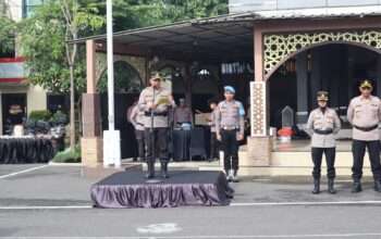 Polres Pelabuhan Tanjung Perak Gelar Sertijab, PJU dan Kapolsek Asemrowo Berganti