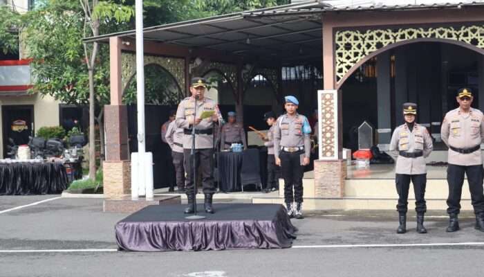 Polres Pelabuhan Tanjung Perak Gelar Sertijab, PJU dan Kapolsek Asemrowo Berganti