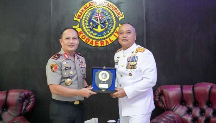 Jalin Kerjasama, Komandan Kodaeral lX Terima Courtesy Call Kepala BNNP Maluku