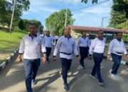 Komandan Kodaeral IX Olahraga Bersama dan Tinjau Fasilitas Strategis di Mako Kodaeral IX