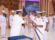 Estafet Kepemimpinan, Komandan Kodaeral V Pimpin Serah Terima Jabatan Danlanal Batuporon