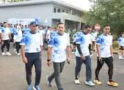 Kodaeral V Hadiri 700 Air Defence Run di Surabaya