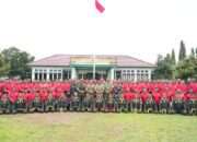 Kasi Ops Korem 084/Bhaskara Jaya Kunjungi Kodim 0816/Sidoarjo, Tinjau Program Pencak Silat Militer