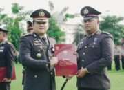 Kapolres Jombang Pimpin Upacara Penganugerahan Tanda Kehormatan Satyalancana Pengabdian bagi Personel Polri