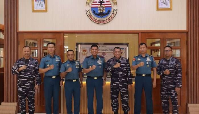 Komandan Kodaeral V Terima Audiensi Danpusteral, Bahas Sinergi Ketahanan Pangan