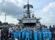 KRI Ahmad Yani-351 Terima Kunjungan Wawasan Bahari TK Hang Tuah Kota Balikpapan