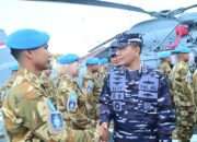 Pangkoarmada II Sambut Kepulangan KRI Sultan Iskandar Muda-367 dari Misi UNIFIL Lebanon