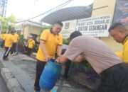 Polresta Sidoarjo Gelar Kurve Serentak, Wujud Peduli Kebersihan Lingkungan