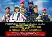 Ayo Pemuda-Pemudi Maluku Bergegas, TNl AL Kembali Buka Rekrutmen Bintara dan Tamtama PK TNI AL Gelombang II TA 2026