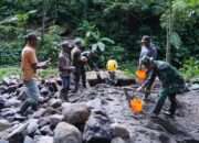 TMMD Ke 127 Fokus Tingkatkan Infrastruktur Desa, Jembatan Penghubung Mulai Dicor