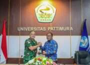 Bangun Sinergitas, Komandan Kodaeral IX Courtessy Call ke Rektor Universitas Pattimura