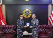 Komandan Kodaeral lX Terima Courtesy Call Asisten Intelijen Kasal dalam Safari Intelijen TNl AL 2026