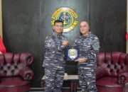 Komandan Kodaeral lX Terima Kunjungan Kerja Pangkoarmada lll