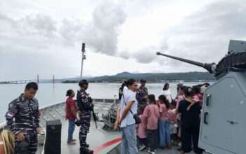 Tanamkan Cinta Bahari, Kodaeral lX Terima Kunjungan Eduksi Siswa Yayasan Heka Leka Ambon