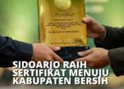 Sidoarjo Masuk 10 Terbaik Nasional dalam Pengelolaan Sampah, Raih Sertifikat Menuju Kota Bersih