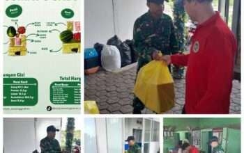 Pendampingan Distribusi Makan Bergizi, Koramil Kwanyar Pastikan 2.125 Porsi Tersalurkan ke Pelajar