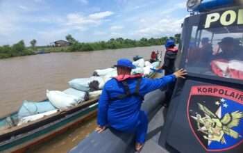 Polairud Polresta Sidoarjo Patroli Perairan, Antisipasi Illegal Fishing