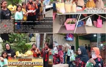 Ketua DPW Srikandi PP Jatim Hj. Icha Aisyah Faried Gaffar Pimpin Giat Berbagi Takjil dan Sembako di Bulan Suci Ramadhan