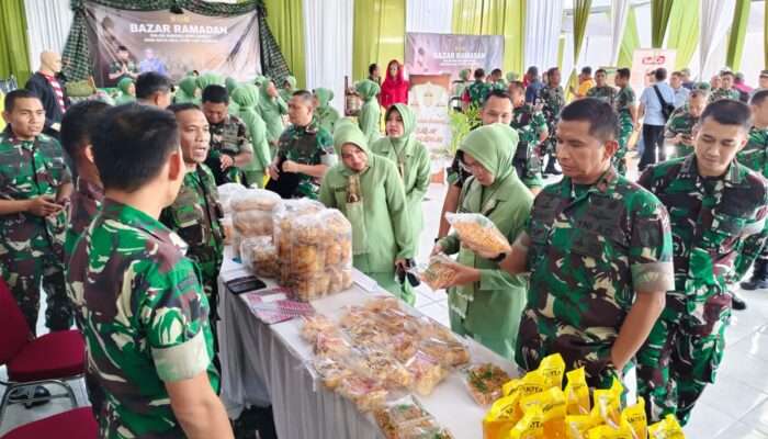 Bazar Ramadan TNI Dibuka Panglima TNI, Danrem 084/BJ Ikuti Secara Virtual di Kodim 0817/Gresik