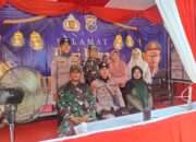 Sinergitas TNI-Polri Amankan Pos Pam Idul Fitri di Tanjung Bumi, Arus Lalu Lintas Lancar