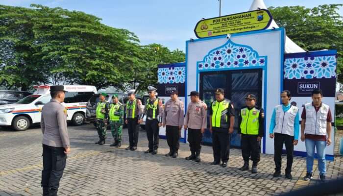 Pengamanan Pos Pam Rest Area 726 Wringinanom Dioptimalkan, Sinergi Lintas Sektor Terjaga