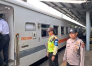 Puncak Arus Balik Lebaran Polres Malang Tingkatkan Pengamanan di Stasiun dan Terminal