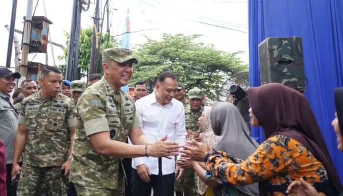 Pangdam V/Brawijaya Pimpin Ground Breaking Jembatan Garuda di Genting Kalianak, Surabaya