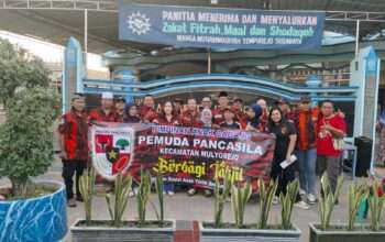 Pemuda Pancasila PAC Mulyorejo Gelar Bansos dan Berbagi Takjil