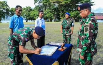 Jaga Kualitas dan Kapabilitas Proses Penerimaan Prajurit TNI AL, Kodaeral lX Gelar Penandatanganan Pakta Integritas