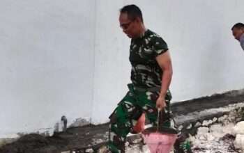 Dandim Bangkalan Turun Langsung Bantu Pembangunan KDKMP, Wujud Kepedulian TNI untuk Rakyat