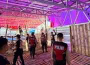 Polsek Sedati dan TNI Tutup Lokasi Judi Sabung Ayam