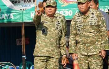 Pastikan Pembangunan Optimal, Danrem 084/BJ Lakukan Peninjauan di Sejumlah Lokasi