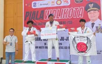 Taruna FVP UHT Raih Juara 1 Ju-Jitsu Piala Wali Kota Surabaya 2026