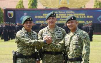 Pangdam V/Brawijaya Pimpin Sertijab Danyonif Raider 500 Sikatan Perkuat Profesionalisme Prajurit TNI AD