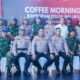 Pererat Sinergitas TNI-Polri di Maluku, Dansathantai dan Danpomal Kodaeral IX Hadiri Coffee Morning TNl-Polri